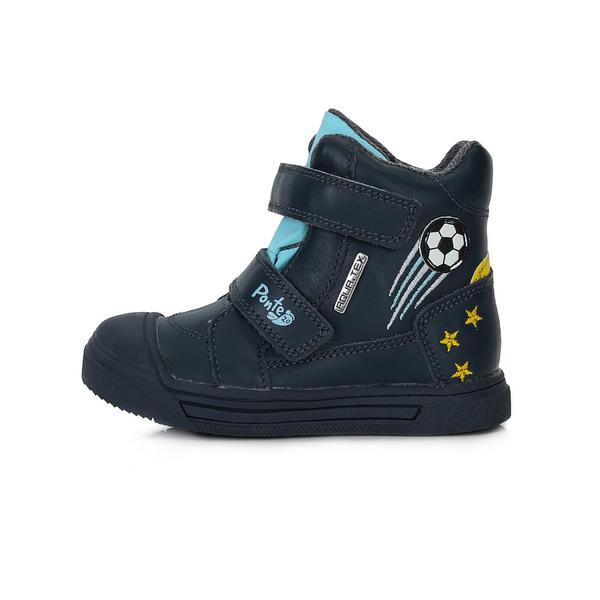 Ponte20 AQUA-TEX vízálló cipő, navy-kék, focis, 28-33.