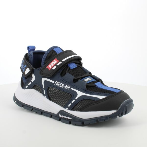 Primigi - Michelin Fresh Air sportcipő, fekete-kék-fehér, 32-38.
