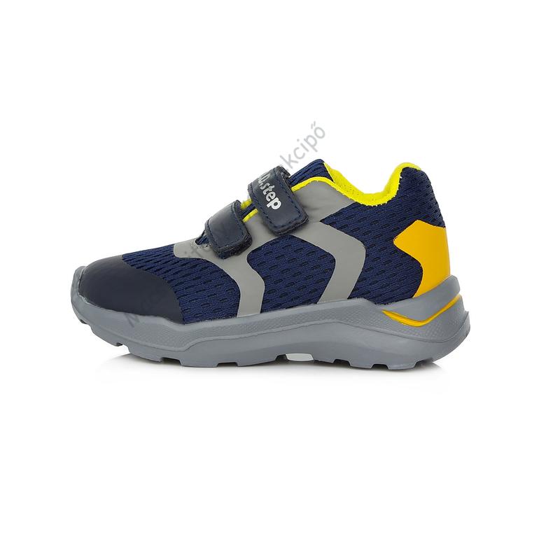D.D.Step sportcipő, navy-sárga, 30-35.
