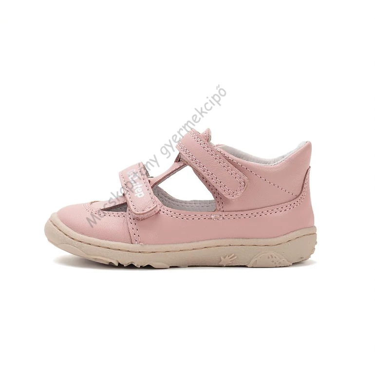 D.D.Step nyitott barefoot cipő, púderrózsaszín, 26-31.