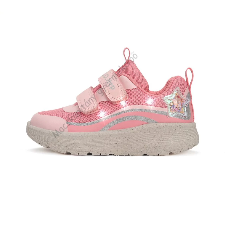 D.D.Step sportcipő, pink-rózsa, csillagos, 22-27.
