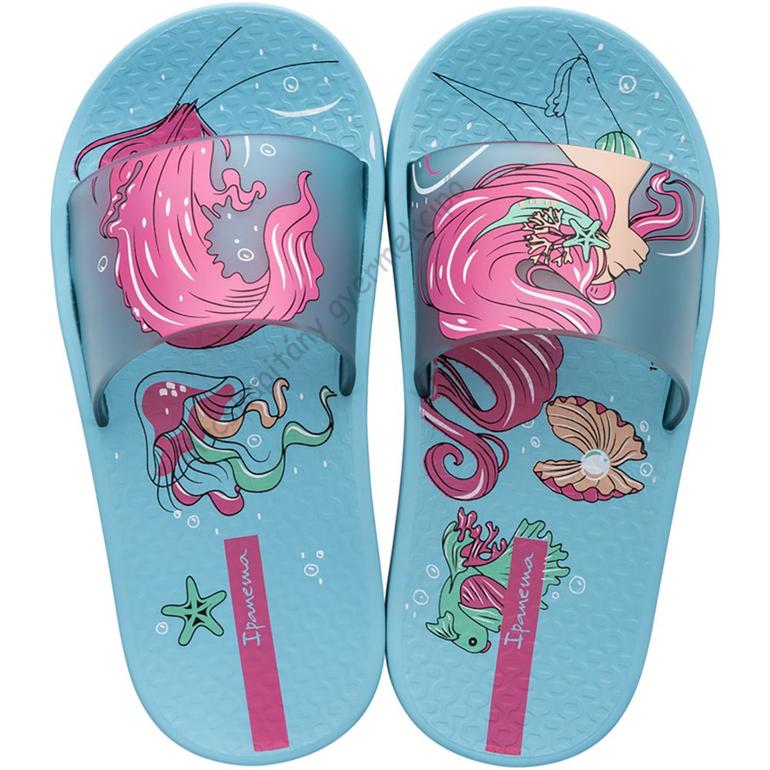 Ipanema Urban IV Slide Kids gyerek papucs, kék-pink, sellős, 27-35/36.