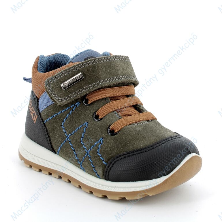 Primigi Gore-tex vékony béléses vízálló cipő, khaki-barna, 25-29.