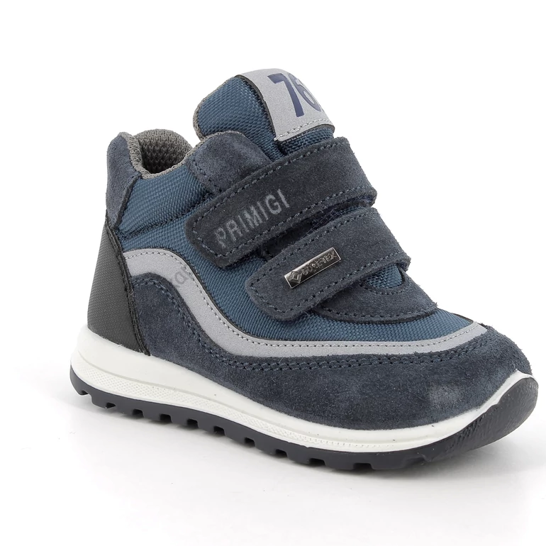 Primigi Gore-tex vékony béléses vízálló cipő, kék-szürke, 21-24.