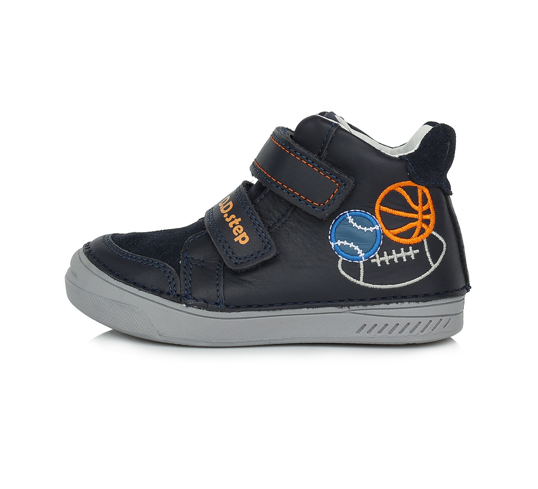 D.D.Step átmeneti  bőrcipő, navy, labdás, 25-30.