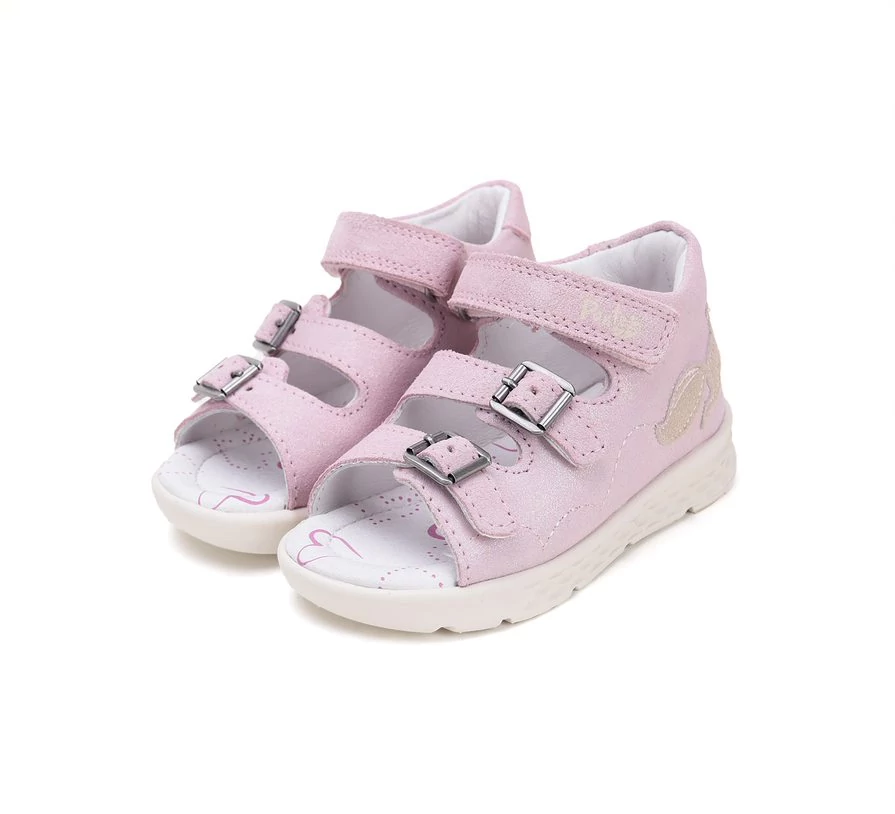 Ponte20 gyerekszandál, metál pink, mókusos, 22, 23.