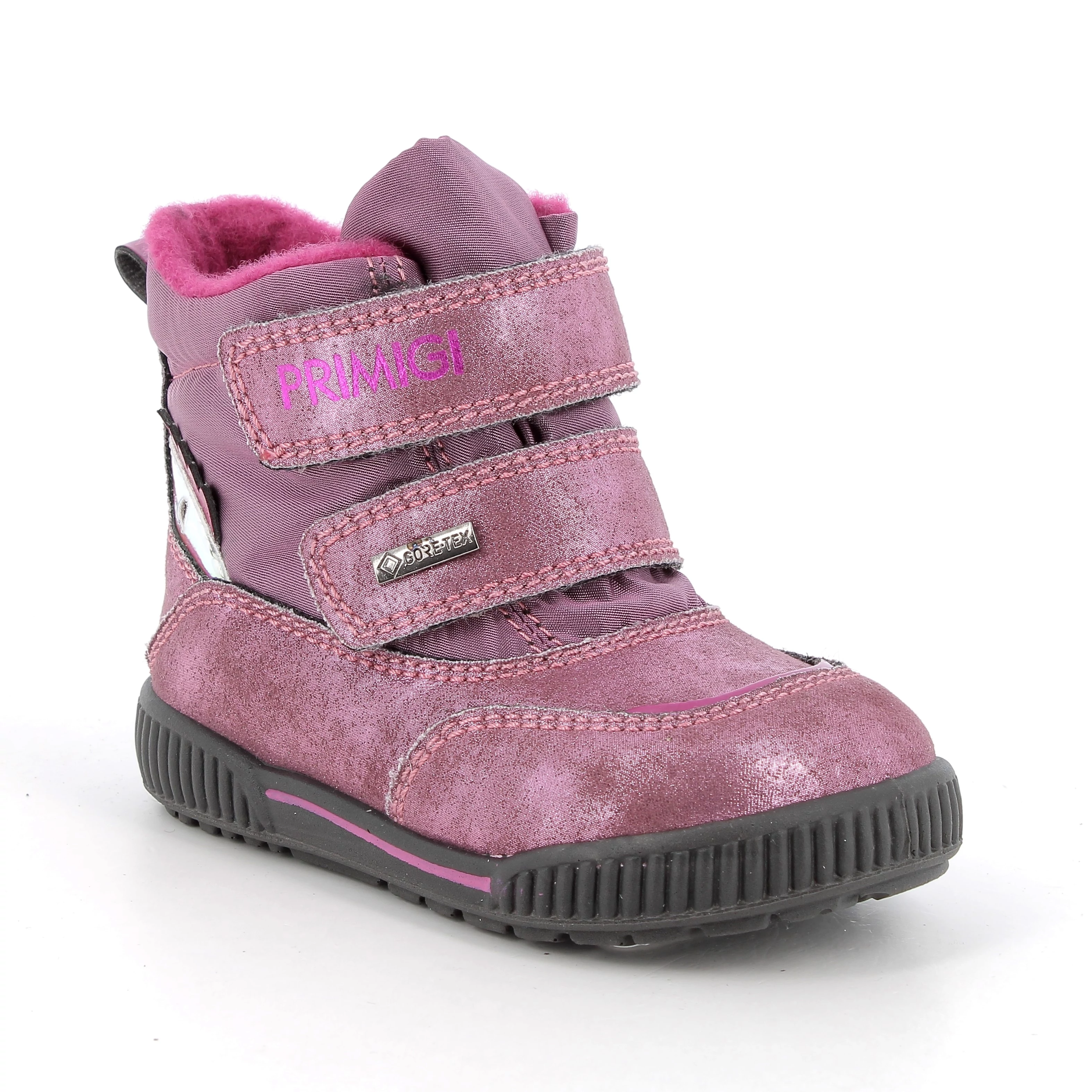 Primigi Gore-tex vízálló bundás bakancs, magenta, sárkányos, 20-26.